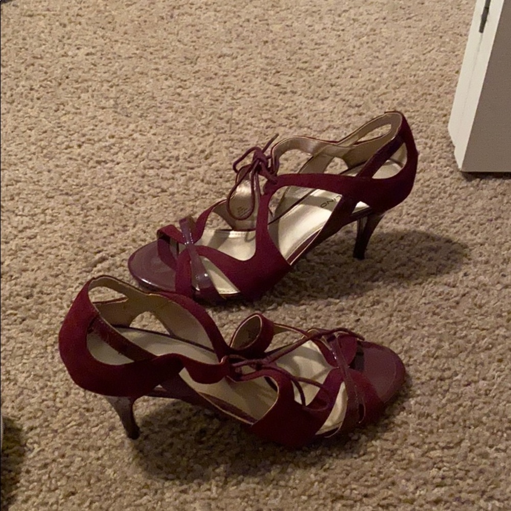 Maroon heels